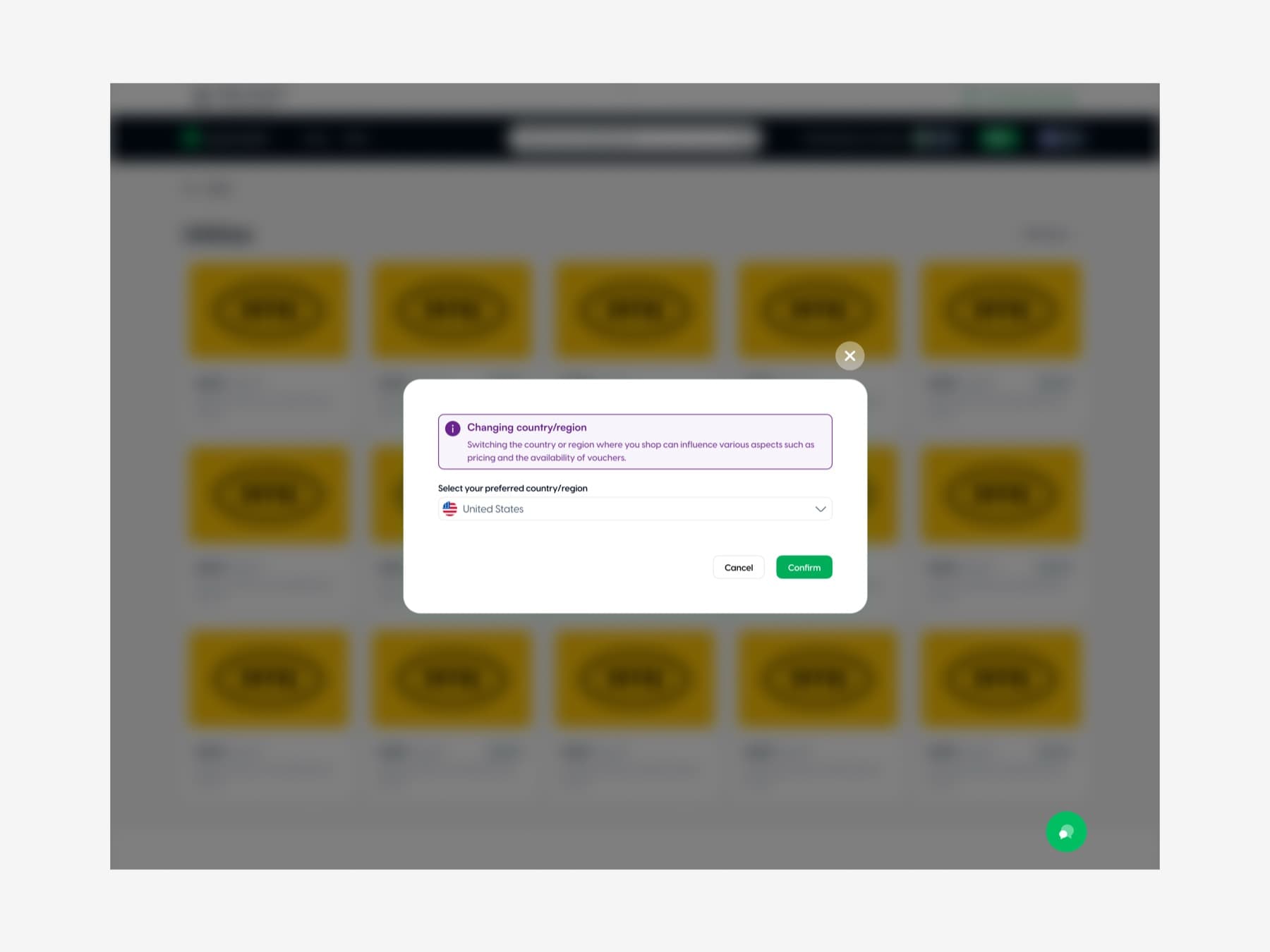 Lipaworld marketplace shop before sign-up