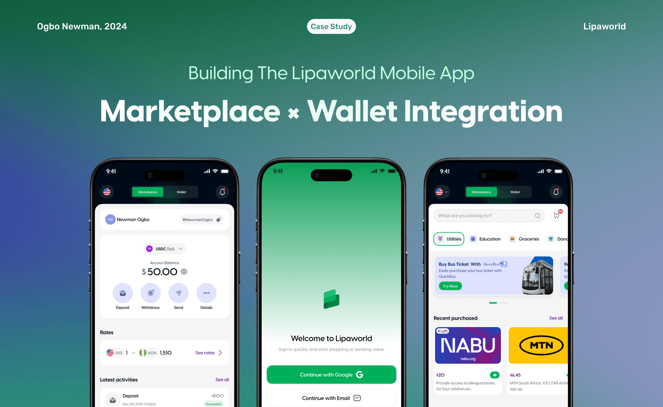 Lipaworld mobile marketplace and wallet app cover